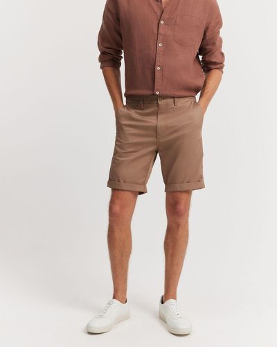 Country Road Verified Australian Cotton Stretch Chino Short - Brown
