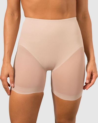 Miraclesuit Sheer Shaping X Firm Derriere Lift Boyshorts - Natural
