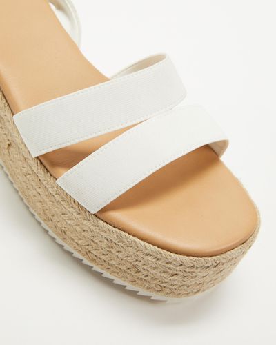 Spurr Micky Flatform Sandals - Natural