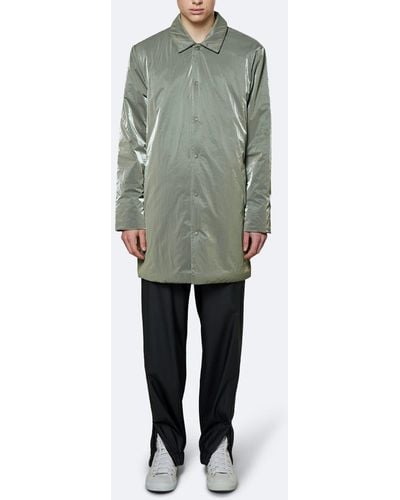 Rains Drifter Mac Coat For Rain - Grey