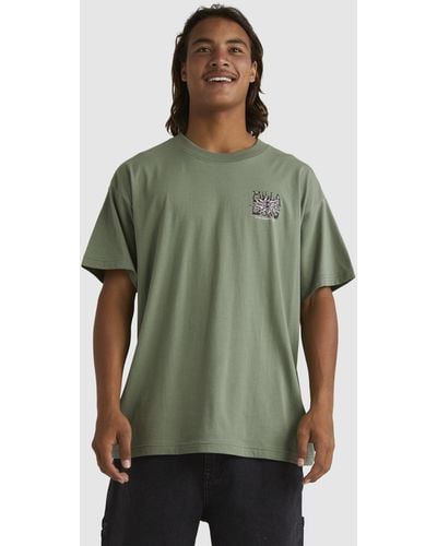 Billabong Seventy Three Sun T Shirt - Green