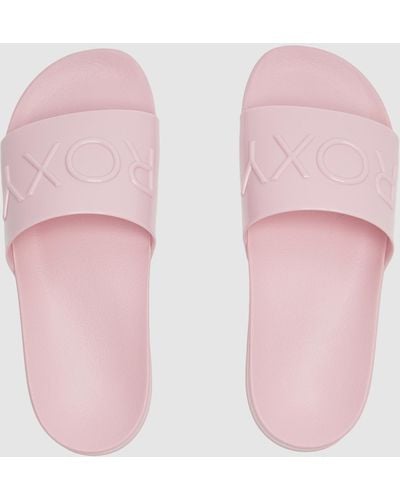 Roxy Slippy Jelly Sandals - Pink