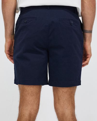 Staple Superior Cooper Stretch Chino Shorts - Blue