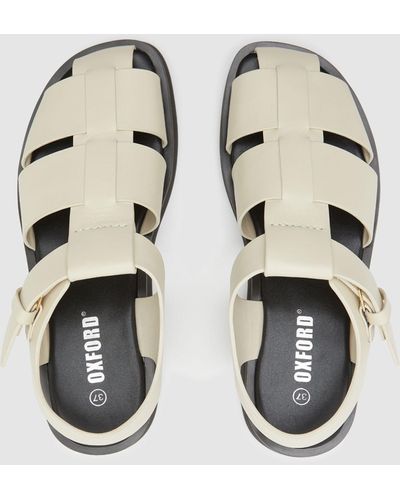 OXFORD Petra Caged Sandal - White