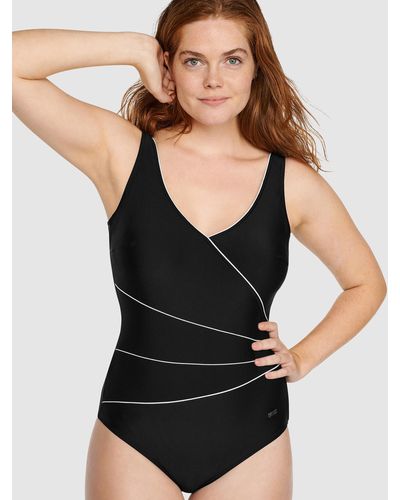 Naturana One Piece Control Swimsuit - Black