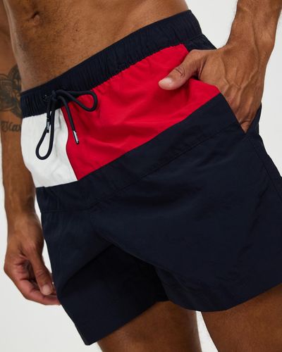 Tommy Hilfiger Core Flag Medium Drawstring Shorts - Blue