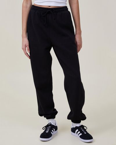 Cotton On Classic Trackpants - Black