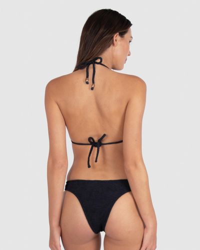 Baku Swimwear Ibiza Slide Triangle Bikini Swim Top - Black