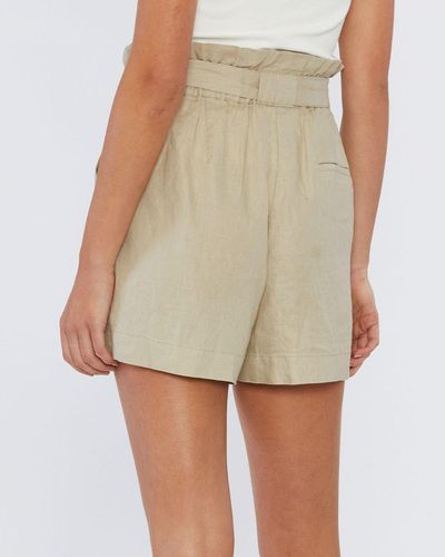 Amelius Sahara Linen Shorts - Natural