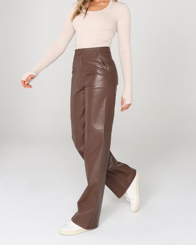 Madison The Label Sadie Trousers - Brown