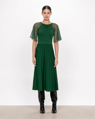 Veronika maine 2025 green dress