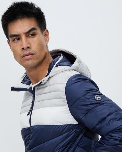 Jack & Jones Hero Hooded Puffer - Blue