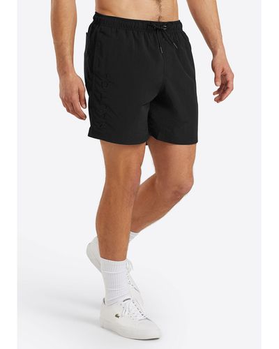 Nautica Extended Size J Class Collection 6" Swim Shorts - Black
