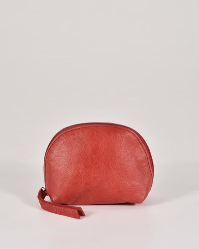 Cobb & Co Costello Leather Coin Purse - Red