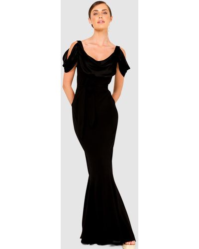 SACHA DRAKE Windsor Maxi Dress - Black