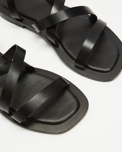 Atmos&Here Cyrus Leather Sandals - Black