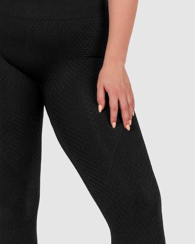 B Free Intimate Apparel Honeycomb Contour Seamless leggings - Black