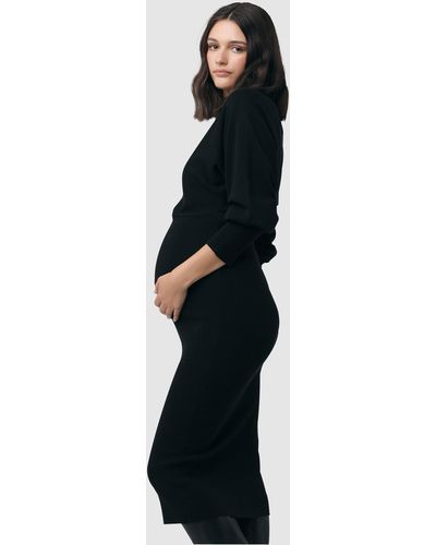 Ripe Maternity Sloane Knit Dress - Black
