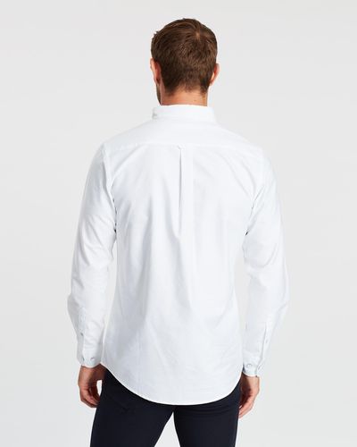 Rodd & Gunn Gunn Oxford Sports Fit Shirt - White