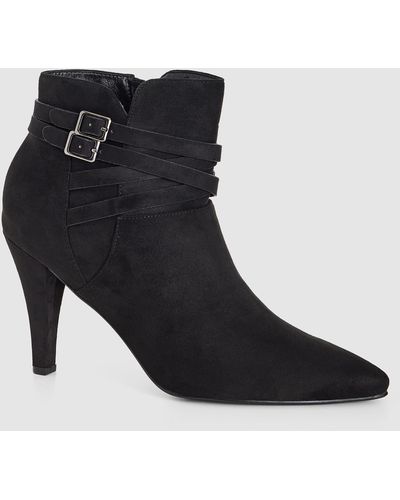 City Chic Sultry Ankle Boot - Black