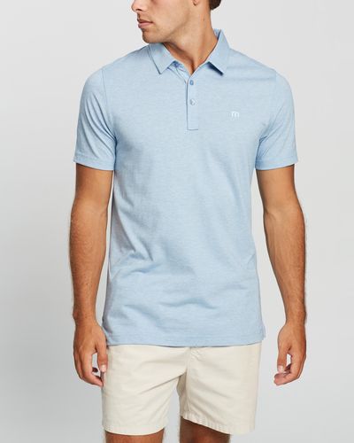 Travis Mathew The Zinna Golf Polo Shirt - Blue