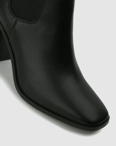 Betts Leni Heeled Ankle Boots - Black
