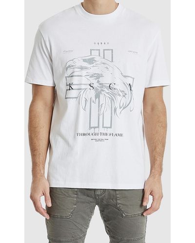 Kiss Chacey Morena Relaxed Tee - White