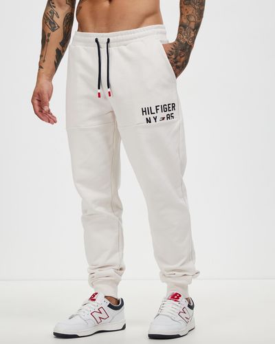Tommy Sport Graphic Joggers - White