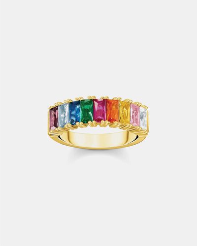 Thomas Sabo Ring Colourful Stones - White