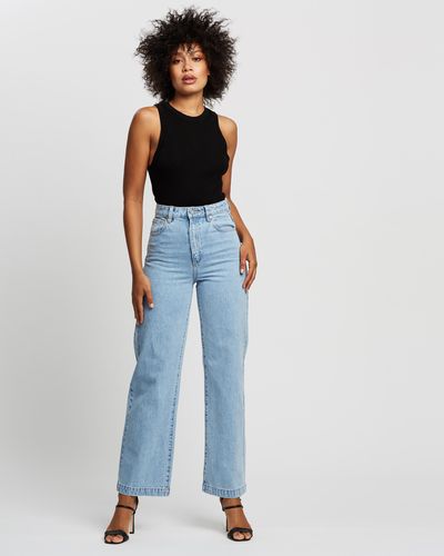 A.Brand 94 High & Wide Jeans - Blue