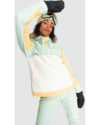Roxy Shelter Technical Snow Jacket For Women - White