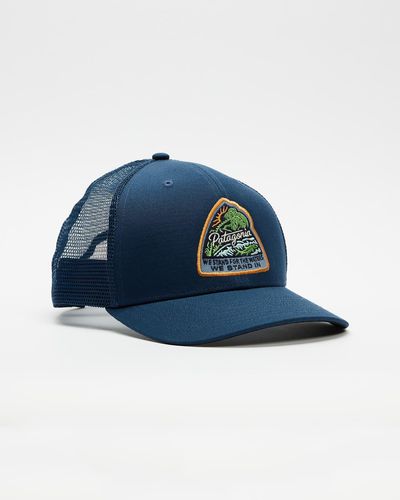 Patagonia Take A Stand Trucker Hat - Blue
