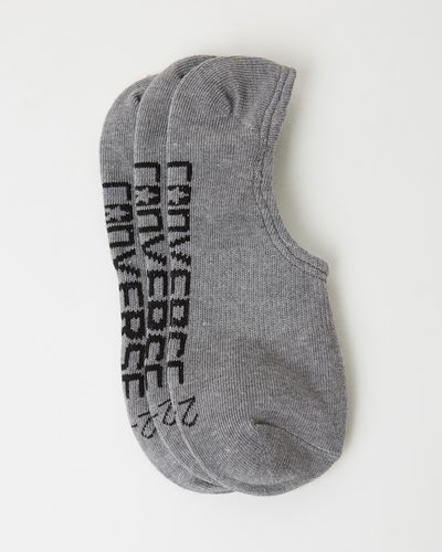 Converse Invisible Sock 3 Pack - Grey