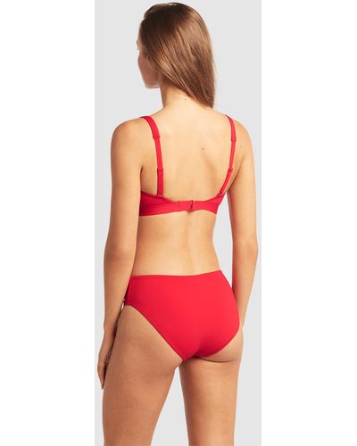 Sea Level Essentials Mid Bikini Pant - Red