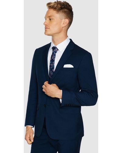 Tarocash Lachlan Stretch Suit Jacket - Blue