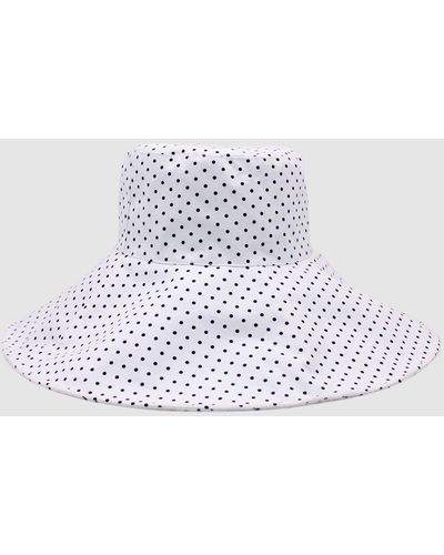 Morgan Taylor Bette Bucket Hat - White