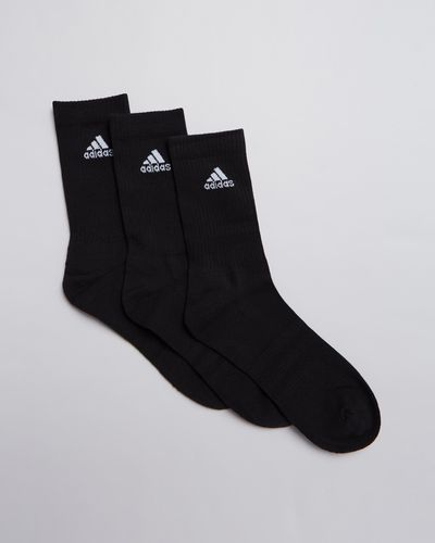 adidas Originals Cushioned Crew Socks 3 Pairs - Black