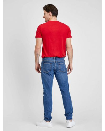 Gap Slim Taper Flex Jeans With Washwell - Blue
