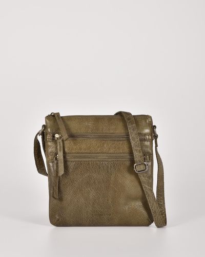 Cobb & Co Barton Leather Crossbody Bag - Natural
