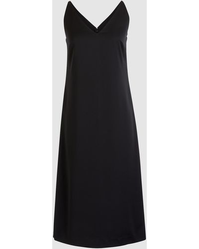 J.Crew Lily Slip Dress - Black