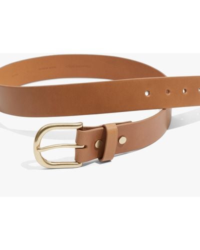 Country Road Casual Leather Belt - Brown