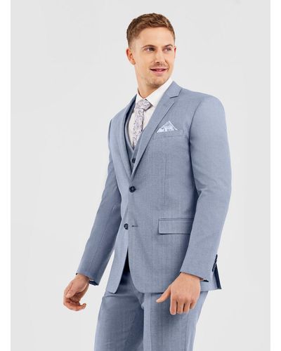 Tarocash Zenon Slim Suit Jacket - Blue