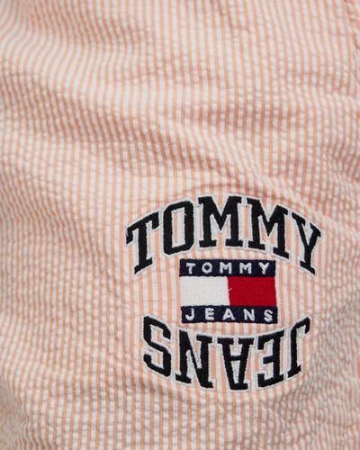 Tommy Hilfiger Tjm Seersucker Beach Shorts - Pink