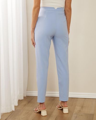 Atmos&Here Bella Fitted Trousers - Blue
