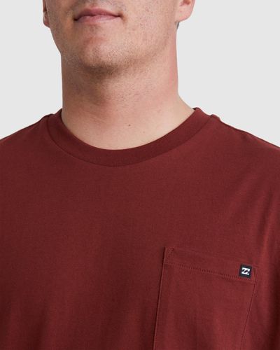 Billabong Premium Pocket T Shirt - Red