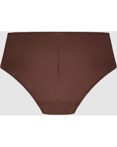 City Chic Smooth & Chic Control Shorty - Brown