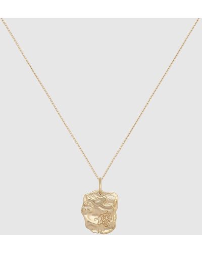 YCL Jewels Leo Astrology Necklace - White