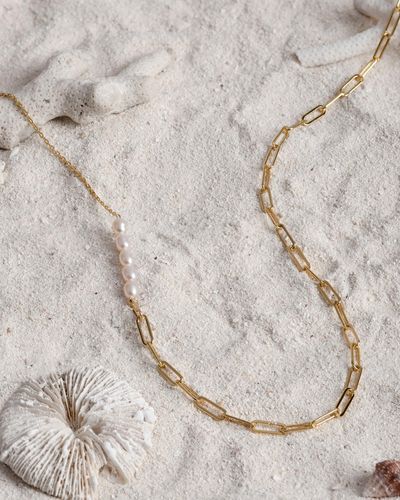 Wanderlust + Co Sea Of Light Necklace - Natural