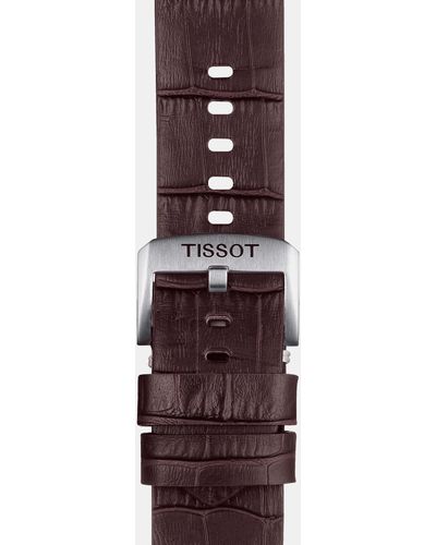 Tissot Official Leather Strap Lugs 22mm - Brown
