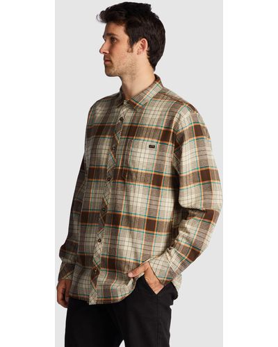Billabong Coastline Flannel Shirt - Natural